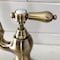Kingston Brass Bridge Kitchen Faucet with Brass Sprayer, Antique Brass KS7753BALBS - alternate 5